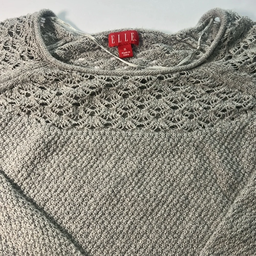 Elle sweater, lightweight gray women’s extra large - Picture 6 of 10